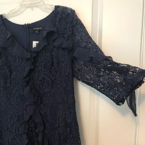 Lane Bryant dress NWT.  Blue lace.
